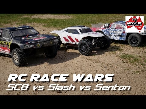 RC Race Wars: Senton vs Slash vs SC8 - UCOfR0NE5V7IHhMABstt11kA