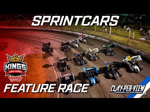 Sprintcars | Kings Challenge 2025 - Borderline - 23rd Jan 2025 | Clay-Per-View - dirt track racing video image