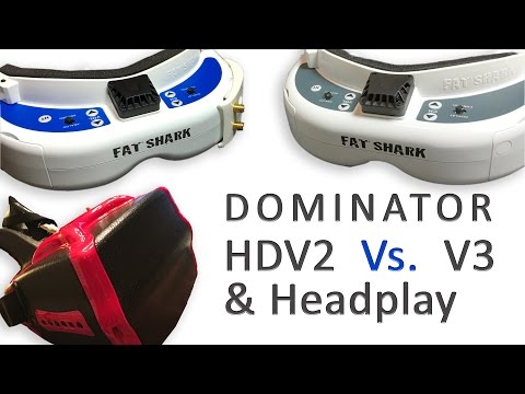 Fat Shark HD V2 Vs. V3 & Headplay Goggles - Review - The Jade Vlog Ep9 - UCnESUCra9OFwE8vAcCvHzNg