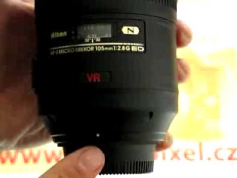 Videorecenze Nikon 105 mm f/2,8 G NIKKOR AF-S Micro IF-ED VR