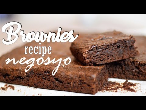 BROWNIES - Recipe Negosyo | It's More Fun in the Kitchen