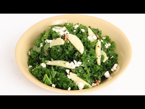 Kale Apple & Walnut Salad Recipe - Laura Vitale - Laura in the Kitchen Episode 830 - UCNbngWUqL2eqRw12yAwcICg