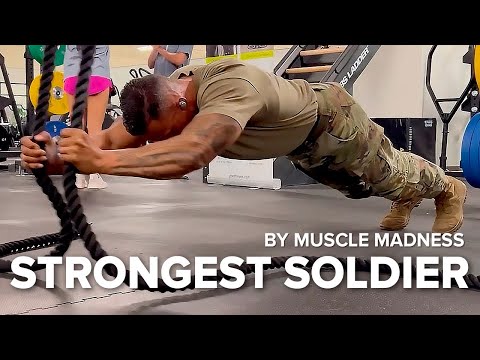 STRONGEST Soldier in Army Gym - Diamond Ott | Muscle Madness - UClFbb1ouXVZzjMB9Yha5nAQ