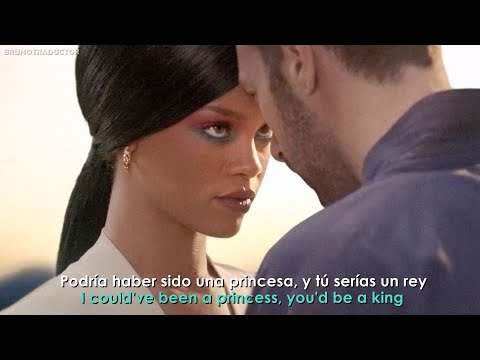 Coldplay - Princess Of China ft. Rihanna // Lyrics + Español // Video Official