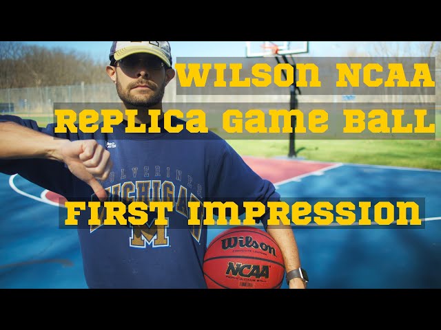 The Wilson NCAA Replica Game Basketball Is a Must-Have