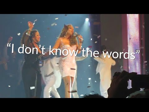 Mariah Carey not knowing the words to Auld Lang Syne (Through the Years)
