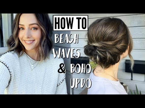 How To: Perfect Beach Waves + Boho Updo Hair Tutorial! - UCsWQWXOPongqZJM5D3B_oRQ