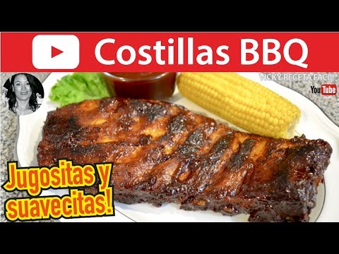 CÓMO HACER COSTILLAS A LA BARBECUE | Vicky Receta Facil - UCewhO42h_TIKZdntpI-v39g