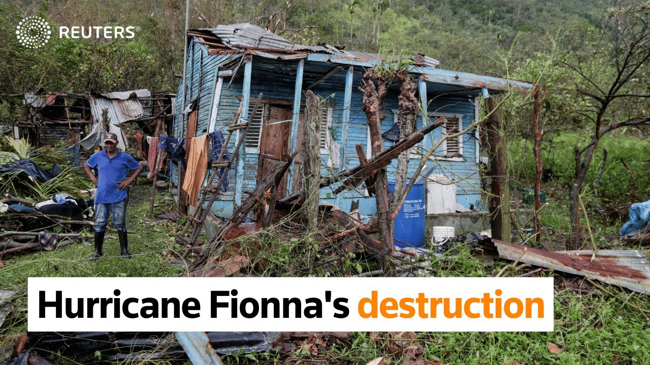 Hurricane Fiona destroys homes in Dominican Republic