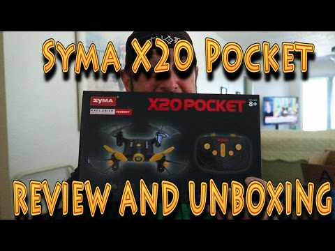 Review: Syma X20 Pocket Drone!!! (04.29.2017) - UC18kdQSMwpr81ZYR-QRNiDg