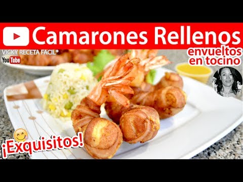 CÓMO HACER CAMARONES RELLENOS |  Vicky Receta Facil - UCewhO42h_TIKZdntpI-v39g