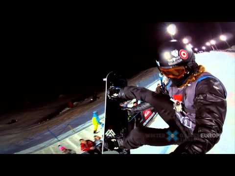 GoPro HD: Gold Medalist Shaun White Superpipe TV Course Preview - Winter X Games Europe 2012 - UCqhnX4jA0A5paNd1v-zEysw