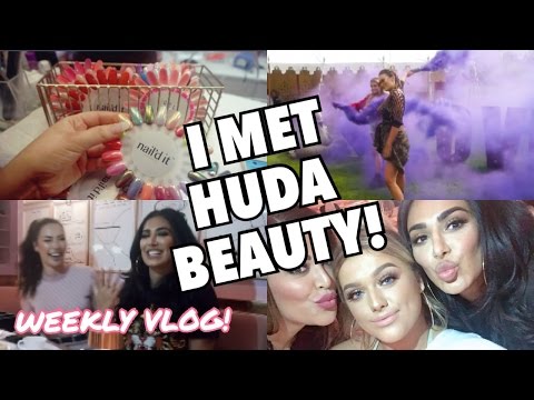 VLOG MY WEEK! ft  AFTERNOON TEA with HUDA BEAUTY?! | Rachel Leary - UC-Um2u0Agv8Q-OhjO6FZk1g