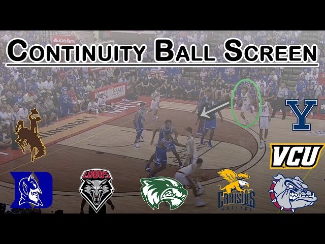 The Benefits of a Continuity Offense in Basketball