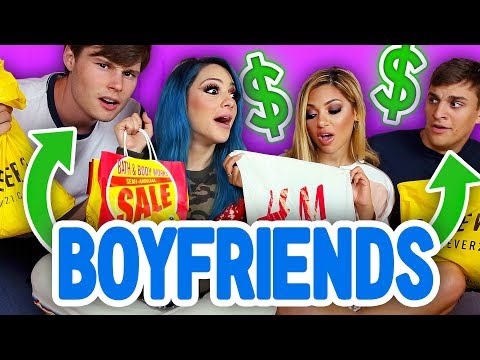 Boyfriends Buy Outfits for Girlfriends! The Shopping Challenge 2017! Niki and Gabi - UCuVHOs0H5hvAHGr8O4yIBNQ