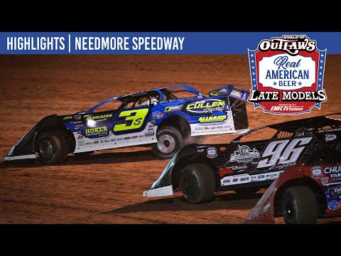 World of Outlaws Real American Beer Late Models | Needmore Speedway | Sept. 12, 2025 | HIGHLIGHTS - dirt track racing video image