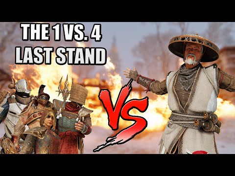 The Crazy 1 vs. 4 Last Stand - When you refuse to die | For Honor