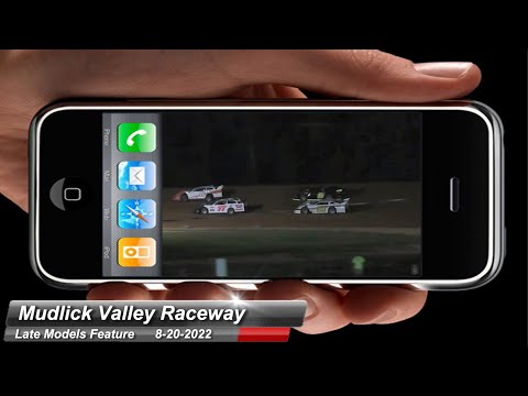 Mudlick Valley Raceway - Late Model Feature - 8/20/2022 - dirt track racing video image
