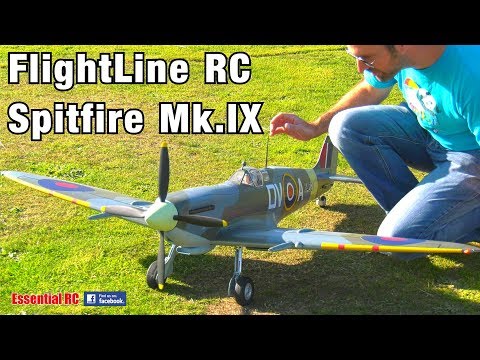 FlightLine RC Spitfire Mk.IX 1600mm (63") Wingspan: HARD CRASH LANDING TEST ! - UChL7uuTTz_qcgDmeVg-dxiQ