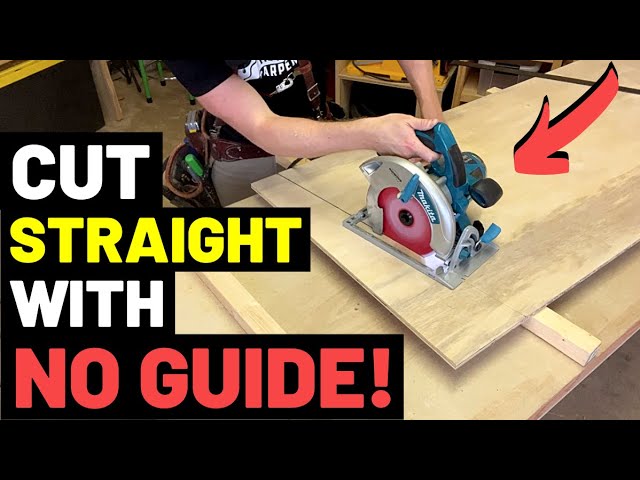 How to Cut a Straight Line With a Circular Saw