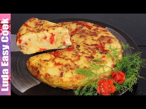 ВКУСНАЯ КАРТОФЕЛЬНАЯ ЗАПЕКАНКА НА СКОВОРОДЕ по-испански ТОРТИЛЬЯ рецепт | POTATO AND ONION TORTILLA - UCwZ6TJuh2PsR83k5PkkQx4A