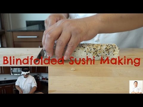 Blindfolded Sushi Making: JB Roll - How To Make Sushi Series - UCbULqc7U1mCHiVSCIkwEpxw