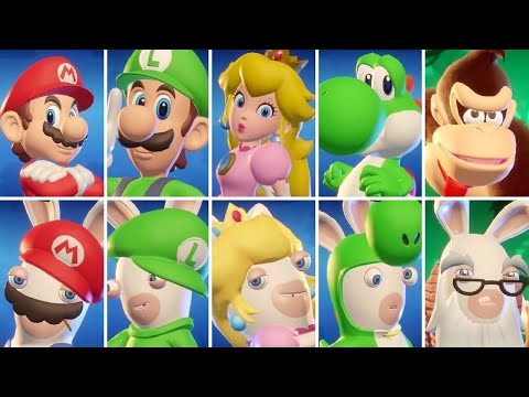 Mario + Rabbids Kingdom Battle - All Characters - UCg_j7kndWLFZEg4yCqUWPCA