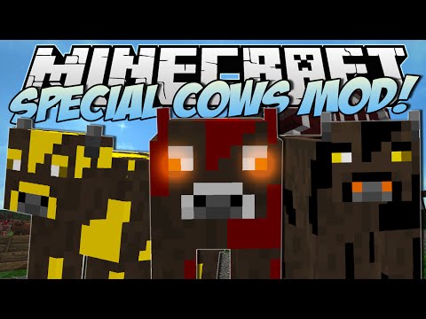 Minecraft | SPECIAL COWS MOD! (Cows with Elemental Powers!) | Mod Showcase - UCS5Oz6CHmeoF7vSad0qqXfw