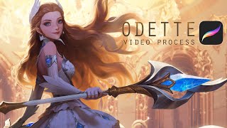 Odette - speed painting (Time-lapse)
