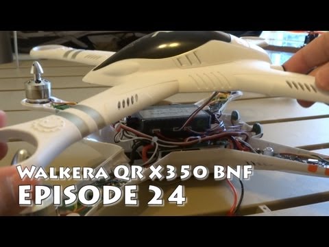 Walkera QR X350 Review BNF DIY Receiver Install - Devo 10 RX 1002 - UCq1QLidnlnY4qR1vIjwQjBw