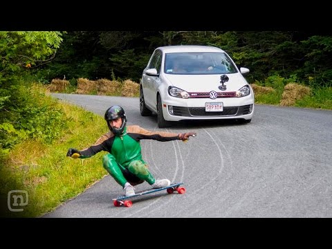 Longboard Skateboarder Blazing Down Ryan Tuerck's Burke Mountain Road at 55mph - UCsert8exifX1uUnqaoY3dqA