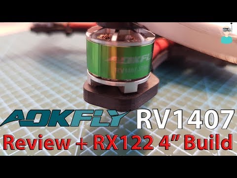 AOKFLY RV1407 3700KV Motor Testing + RX122 4" Build video - UCOs-AacDIQvk6oxTfv2LtGA