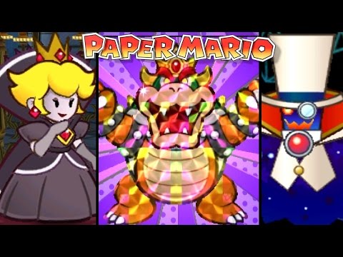 Paper Mario ALL FINAL BOSSES 2001-2012 (3DS, Wii, N64) - UChnz1eAo9SfuDfqFZt1KFtA