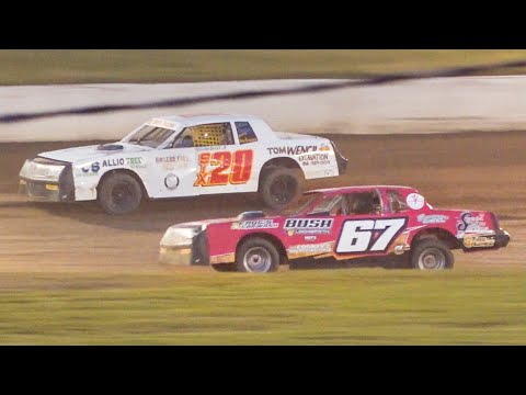 RUSH Stock Car Feature | Eriez Speedway | 7-21-24 - dirt track racing video image