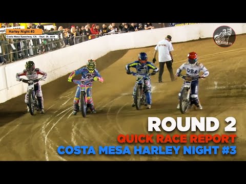 Round 2 Quick Race Report! Costa Mesa Speedway Harley Night #3! #racereport #dirttrackracing #xsra - dirt track racing video image