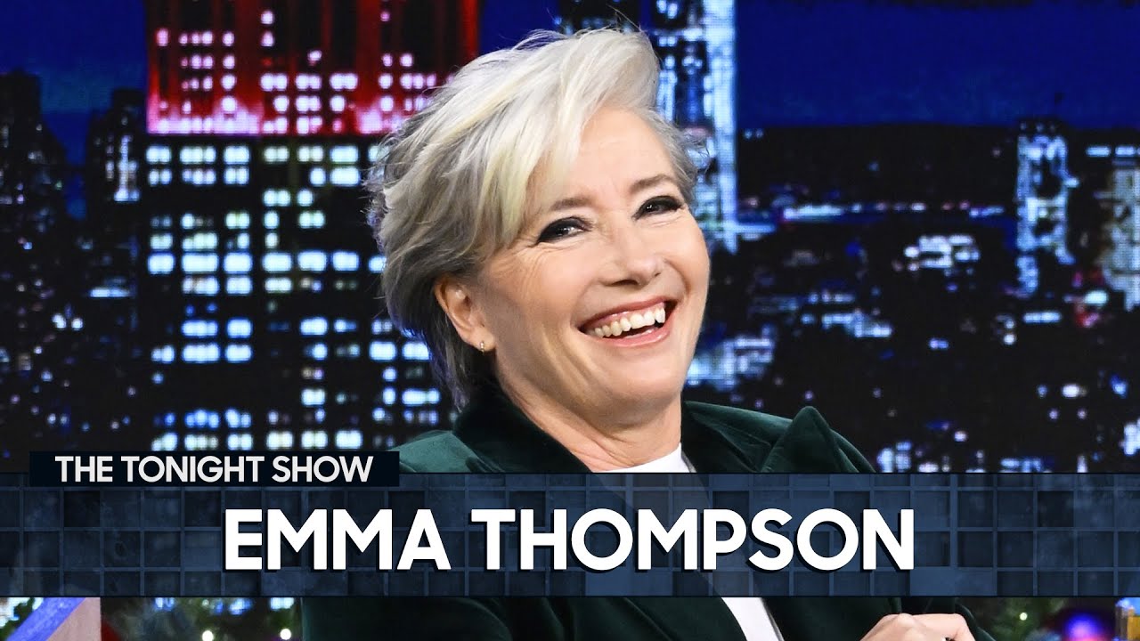 Emma Thompson on Her Adele Concert Dance Moves and Holiday Rewatches of Love Actually | Tonight Show