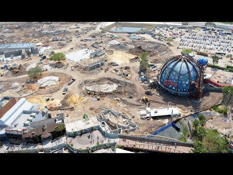 Disney Springs Emerges, Viewed From Characters in Flight Balloon - Downtown Disney Transformation - UCe-gHr2O_LP7t0YJYHZQZlg