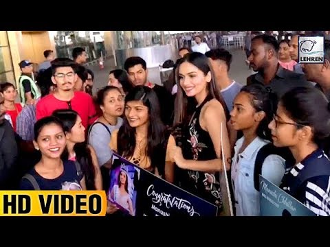 WATCH #Bollywood | Miss World MANUSHI CHHILLARs Sweetest Gesture Towards Her Fans #India #Celebrity