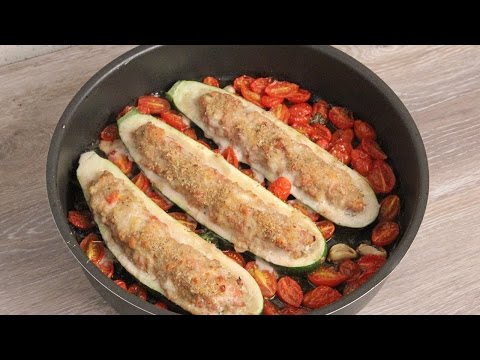 Chicken Parm Stuffed Zucchini Boats | Episode 1110 - UCNbngWUqL2eqRw12yAwcICg