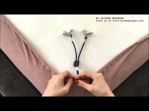 Video Tutorial for Nyche Designs 3-Way Bed Sheet Fasteners Sheet Holders - UCsxMPAfQNwq2OtfVN-st_4Q
