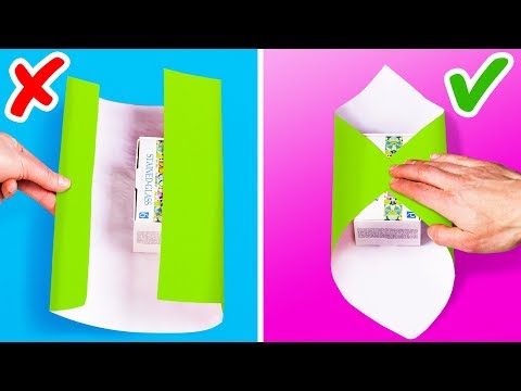 13 QUICK AND EASY GIFT-WRAPPING HACKS - UC295-Dw_tDNtZXFeAPAW6Aw