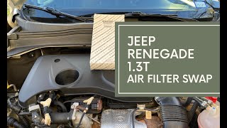 Smontare filtro aria Jeep RENEGADE 1.3 T