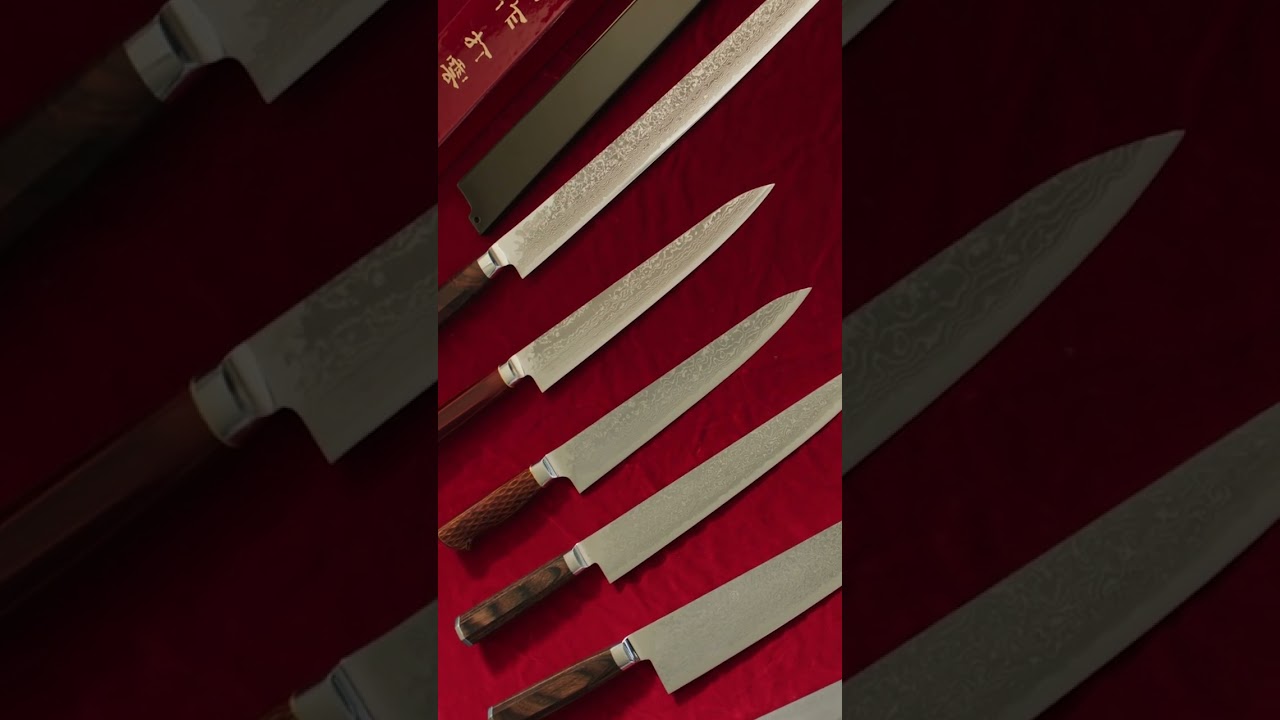 Here’s why these knives can cost over $900. #chef #japaneseknife #cooking