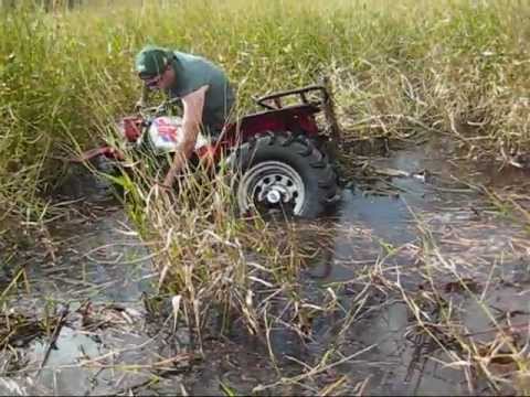 Honda big red mud riding #6