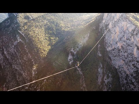 World Record 1km Slackline set by Nathan Paulin & Danny Menšík - UCblfuW_4rakIf2h6aqANefA