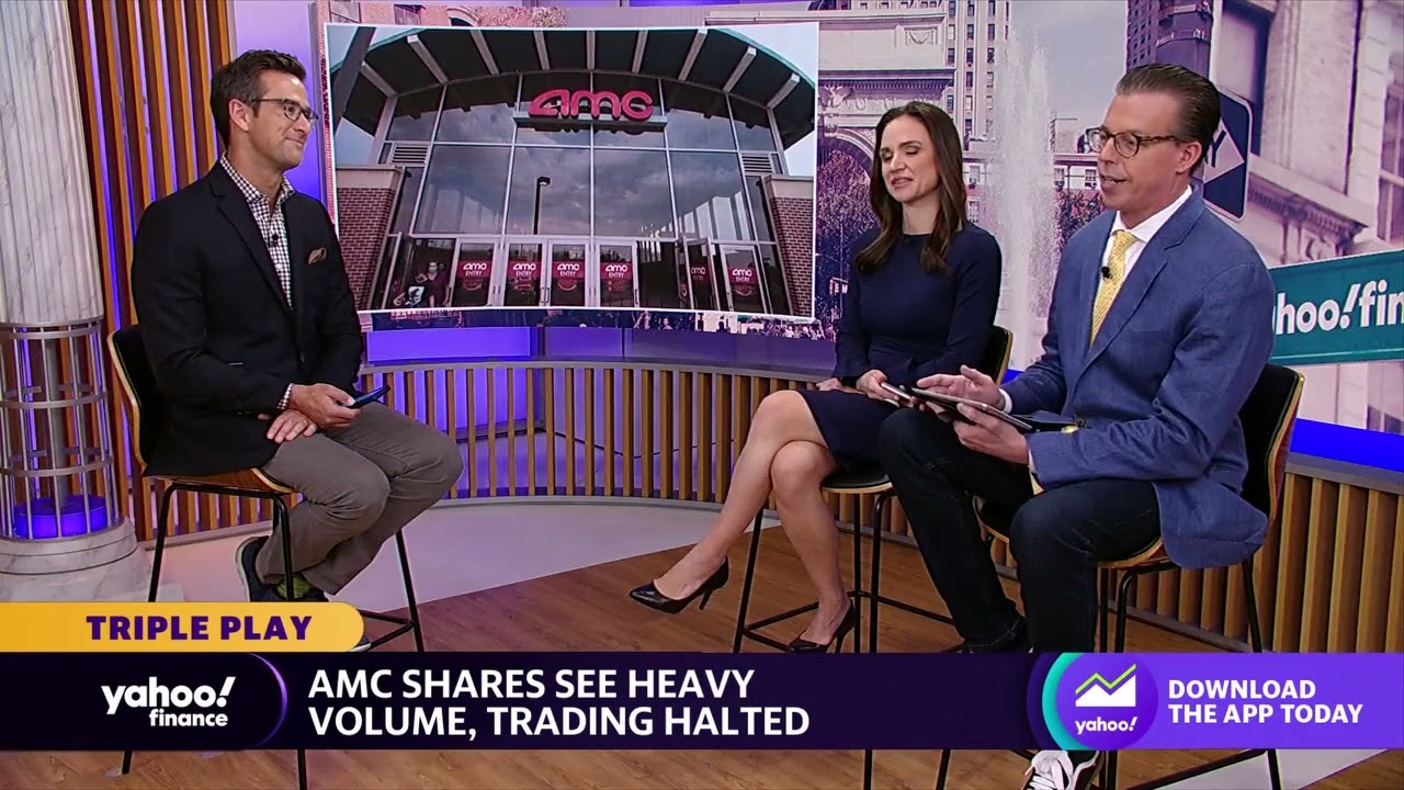 AMC stock halted after experiencing heavy trading volume