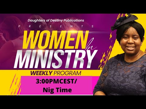 WOMEN IN MINISTRY WEEKLY PROGRAM 09-12-21-THE POWER OF DIVINE GUIDANCE
