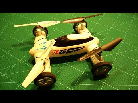 Flying Car Quadcopter by HobbyWOW (X25) - UCqY0jY6oEM3hqf2TGScd16w