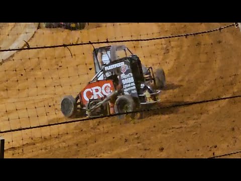 Baypark Speedway - Midgets - 4/11/23 - dirt track racing video image
