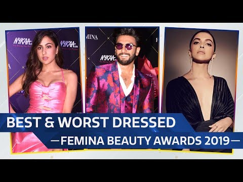 Video - WATCH Fashion Best & Worst Dressed at the Femina Beauty Awards 2019 | Sara Ali Khan, Deepika, Ranveer #India #Bollywood